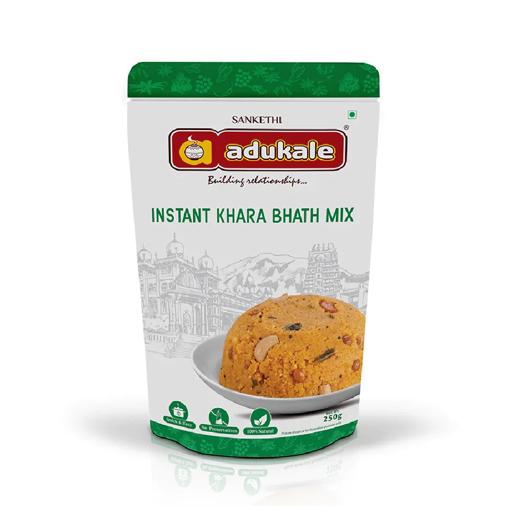 Khara Bhath - Most Popular Instant Breakfast - Adukale, 250 g-1.webp